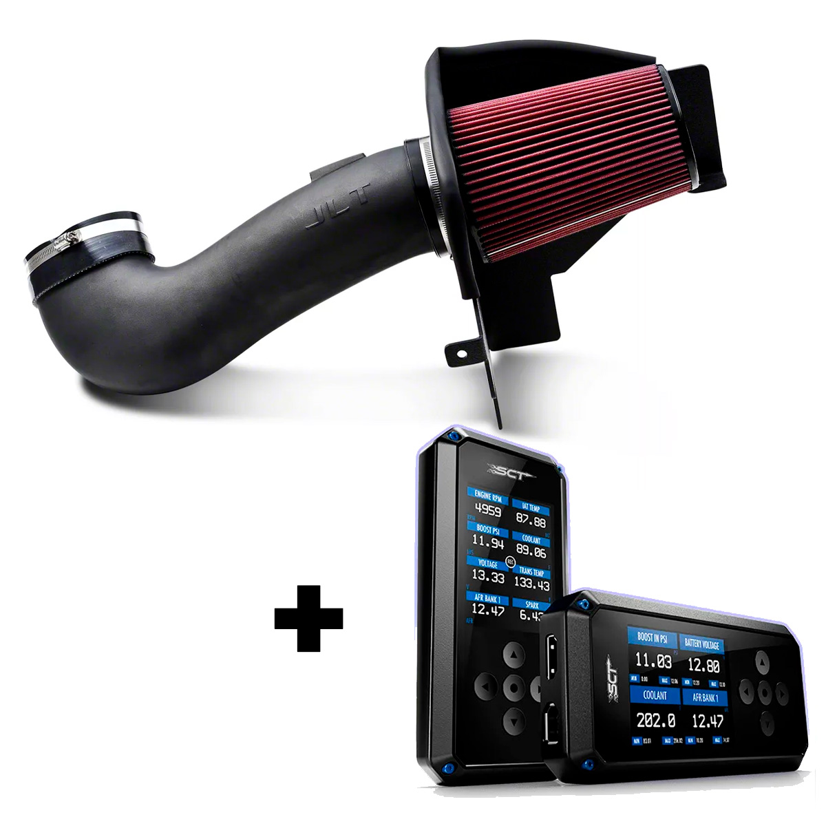 Kit Filtro Alto Flujo Mustang 2005-2009 GT JLT + Programador