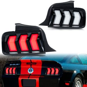Par Faros Trasero Calavera Mustang 2005-2009 Secuencial S197