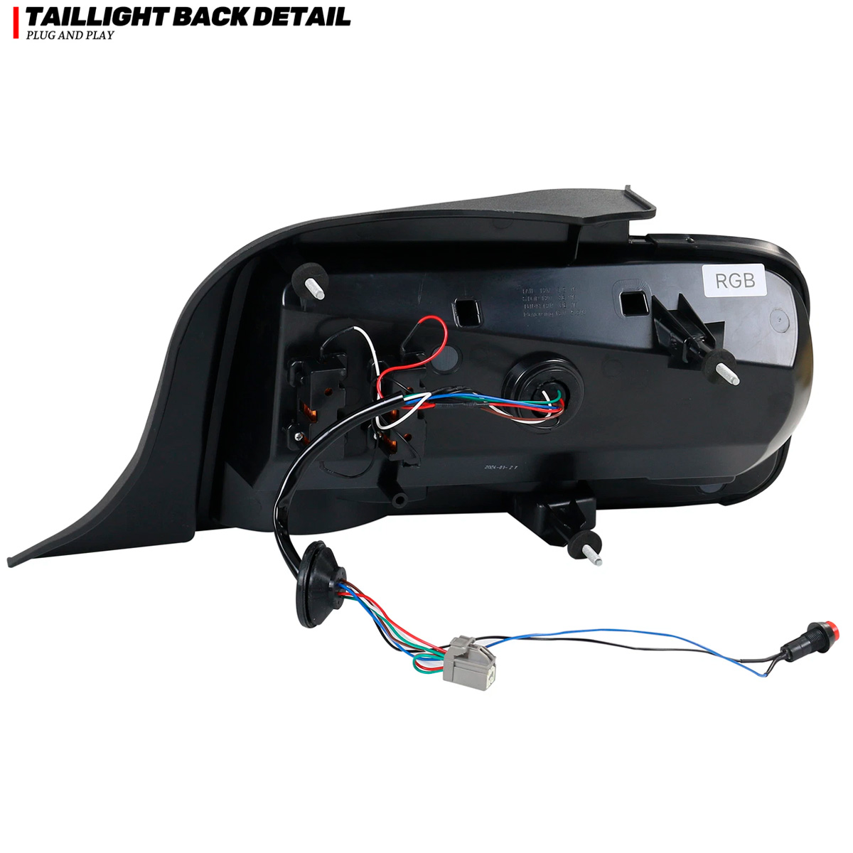 Par Faros Trasero Calavera Mustang 2005-2009 Secuencial S197 - Imagen 3