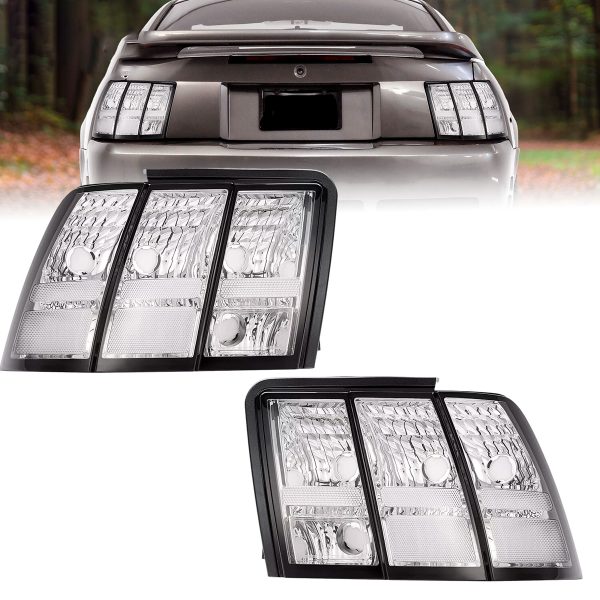 Par Faros Traseros Calaveras Ford Mustang 1999-2004 Led
