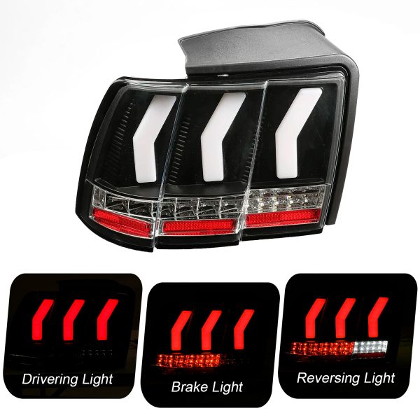 Par Faros Trasero Calaveras Mustang 1999-2004 Secuencial Led - Imagen 7