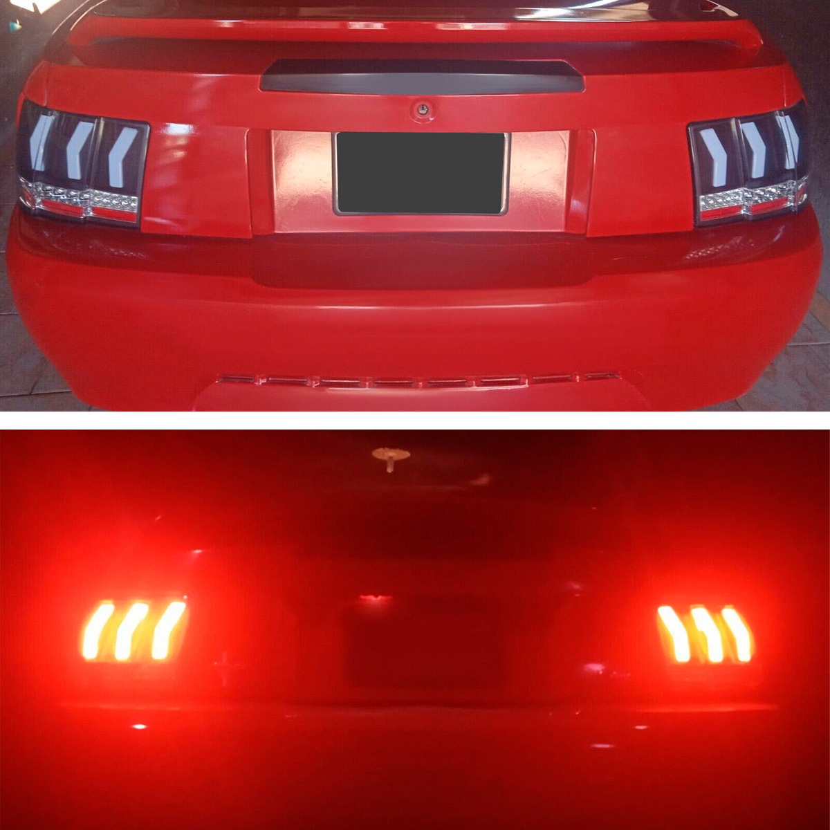 Par Faros Trasero Calaveras Mustang 1999-2004 Secuencial Led - Imagen 4