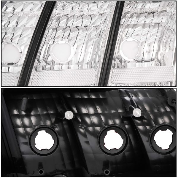 Par Faros Traseros Calaveras Ford Mustang 1999-2004 Led - Imagen 6