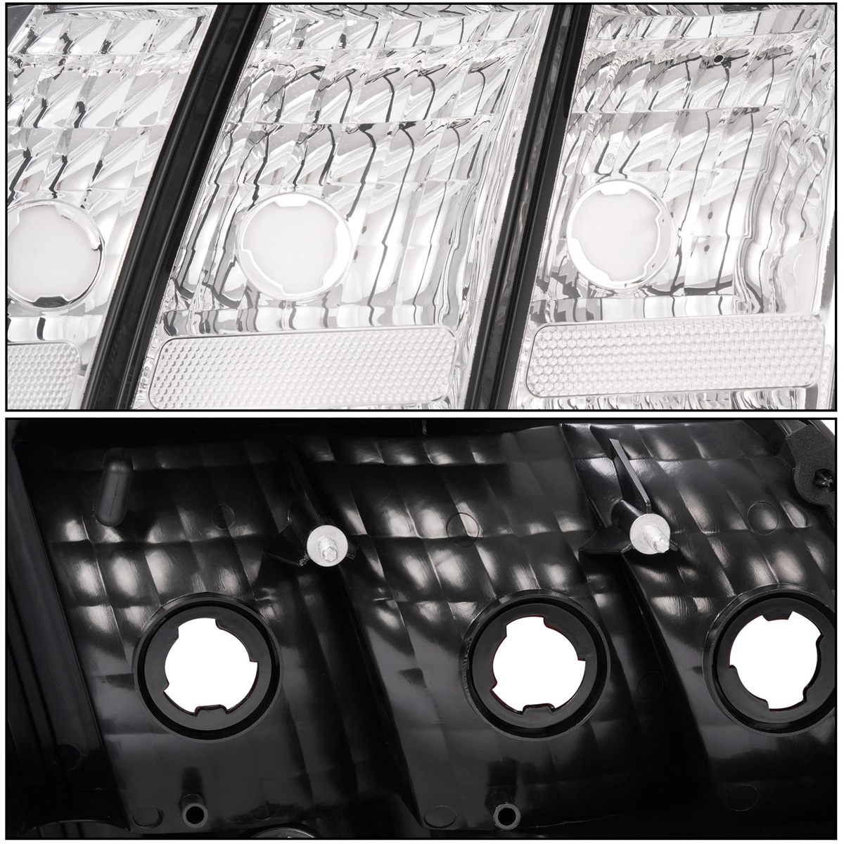 Par Faros Traseros Calaveras Ford Mustang 1999-2004 Led - Imagen 6