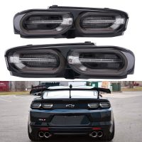 Par Faro Trasero Calavera Chevy Camaro 2019-2024 Ahumado