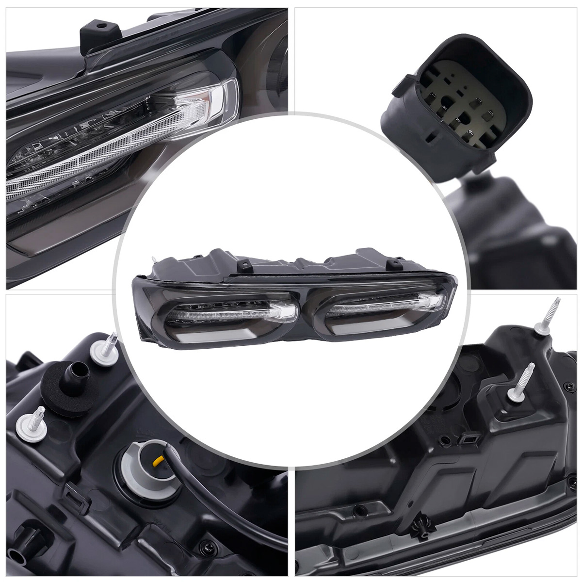 Par Faro Trasero Calavera Chevy Camaro 2019-2024 Ahumado - Imagen 4