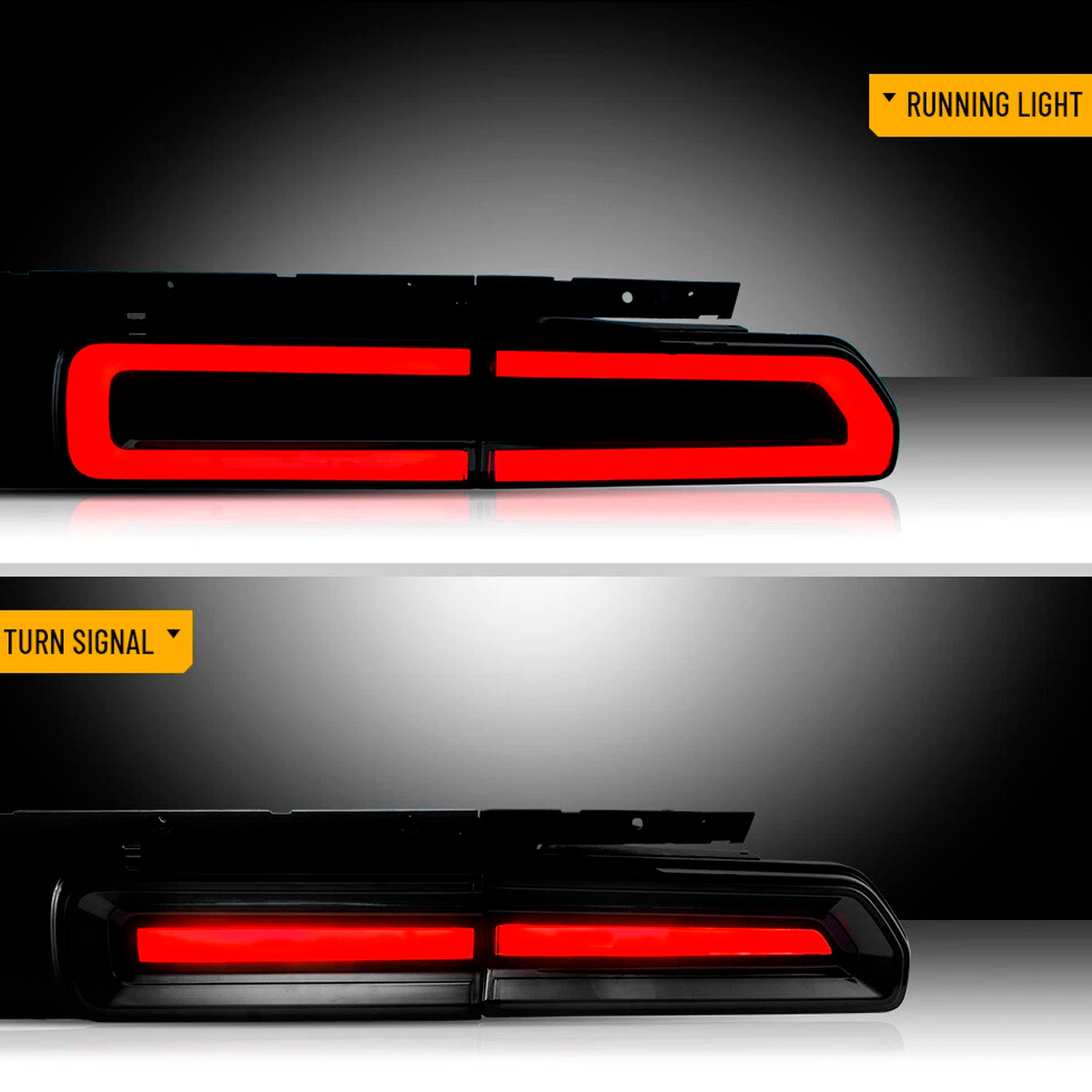 Par Faros Traseros Calaveras Challenger 2008-2014 Secuencial - Imagen 8