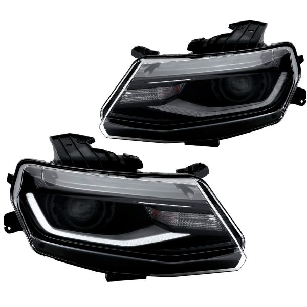 Par Faros Principales Chevrolet Camaro 2016-2022 Proyector - Imagen 2