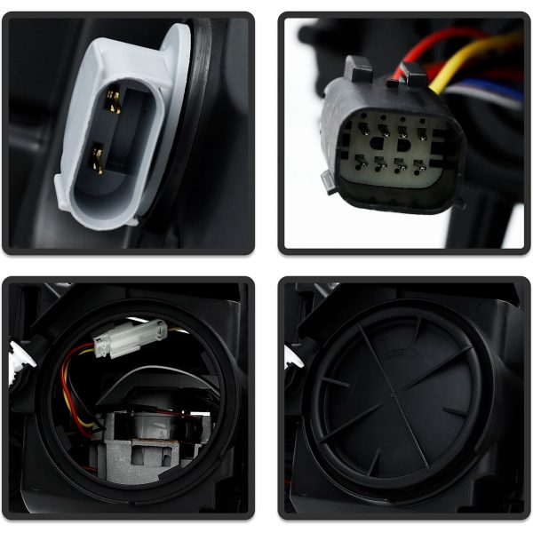 Par Faros Principales Chevrolet Camaro 2016-2022 Proyector - Imagen 3