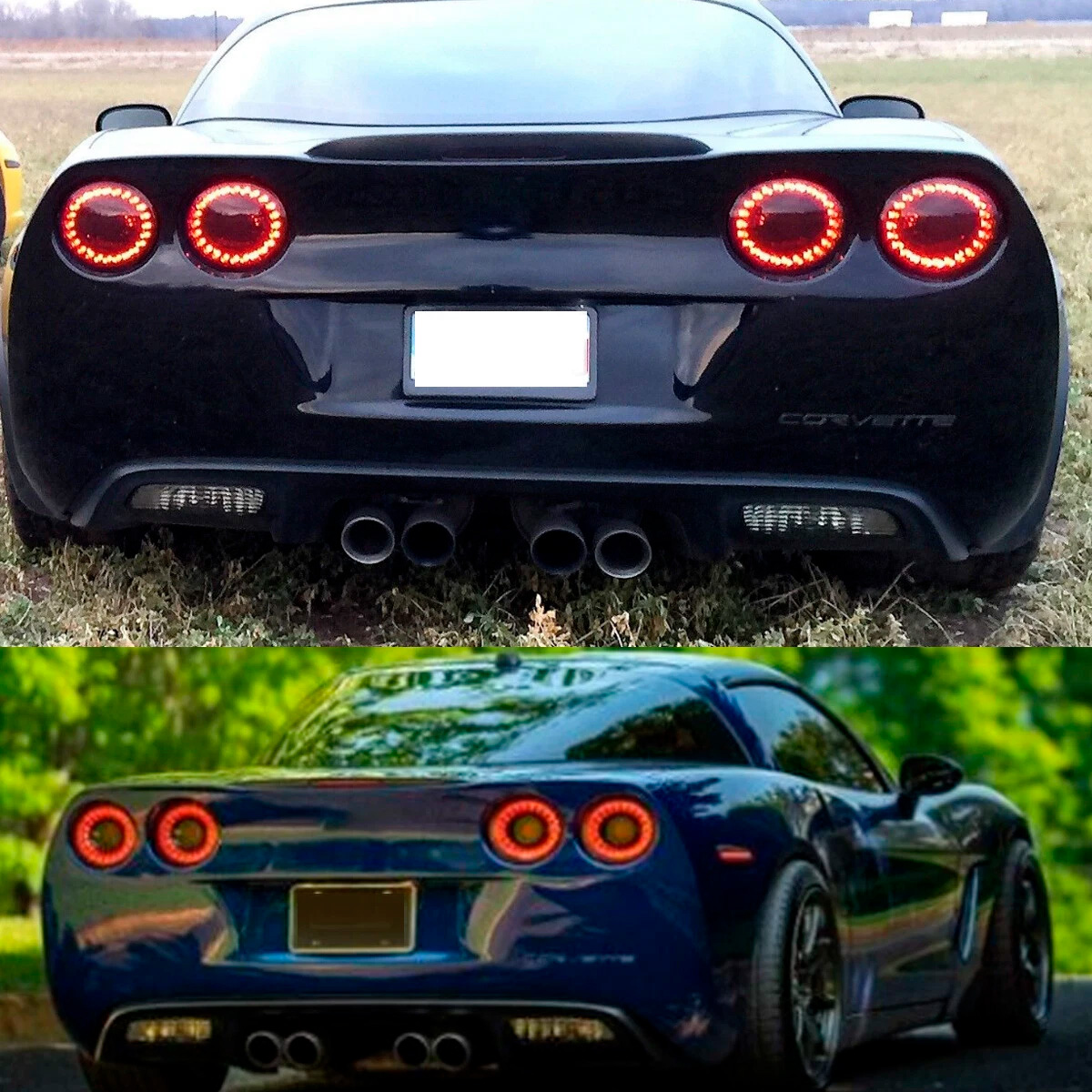 Kit Faros Traseros Chevy Corvette C6 2005-2013 Led Ahumados - Imagen 2