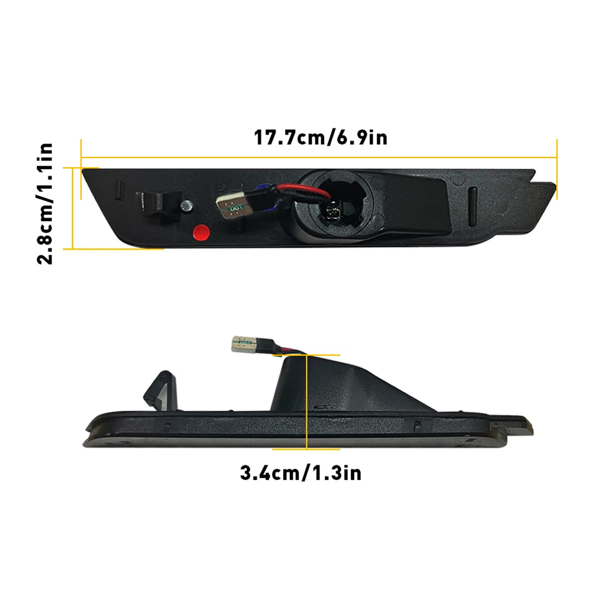 Par Cuartos Reflectores Chevy Camaro 2010-2015 Led Rojo SS - Imagen 4