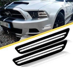 Par Cuartos Laterales Frontales Led Ford Mustang 2010-2014