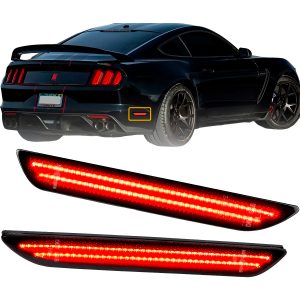 Par Cuartos Reflectores Doble Led Ford Mustang 2015-2023