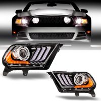 Par Faros Principales Ford Mustang 2010-2012 Estilo 13-14