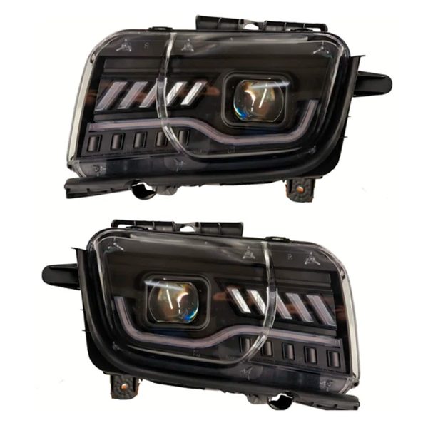 Par Faros Principales Chevrolet Camaro 2010-2013 Drl Led - Imagen 3