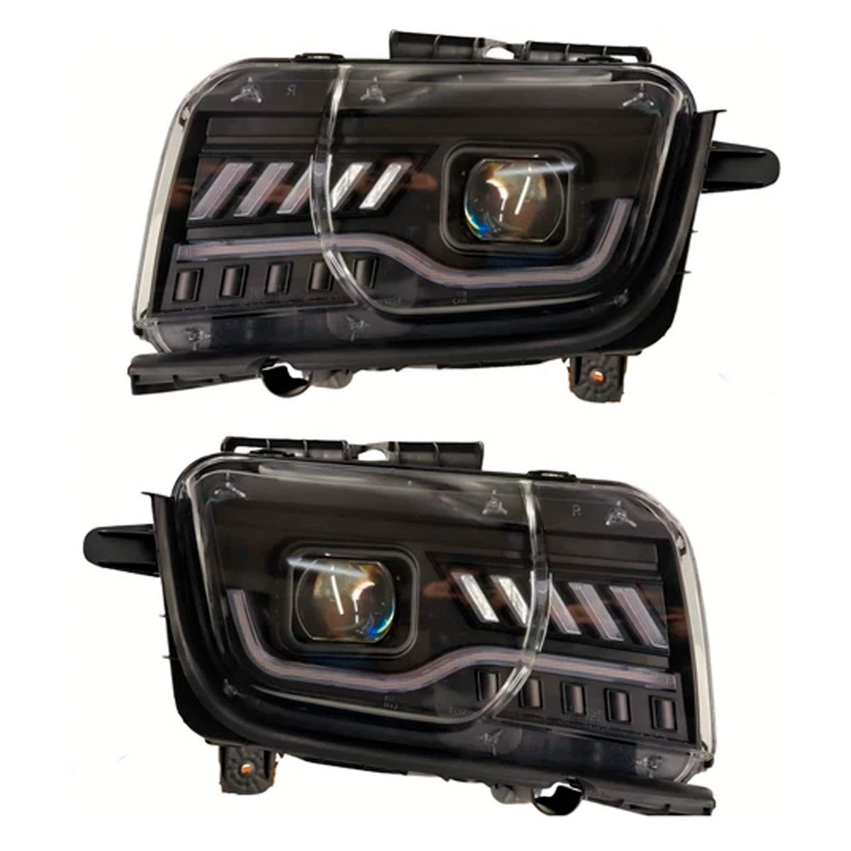 Par Faros Principales Chevrolet Camaro 2010-2013 Drl Led - Imagen 3