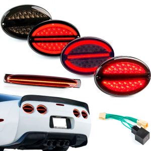 Kit Faros Stop Traseros Chevy Corvette C5 1997-2004 Ahumados