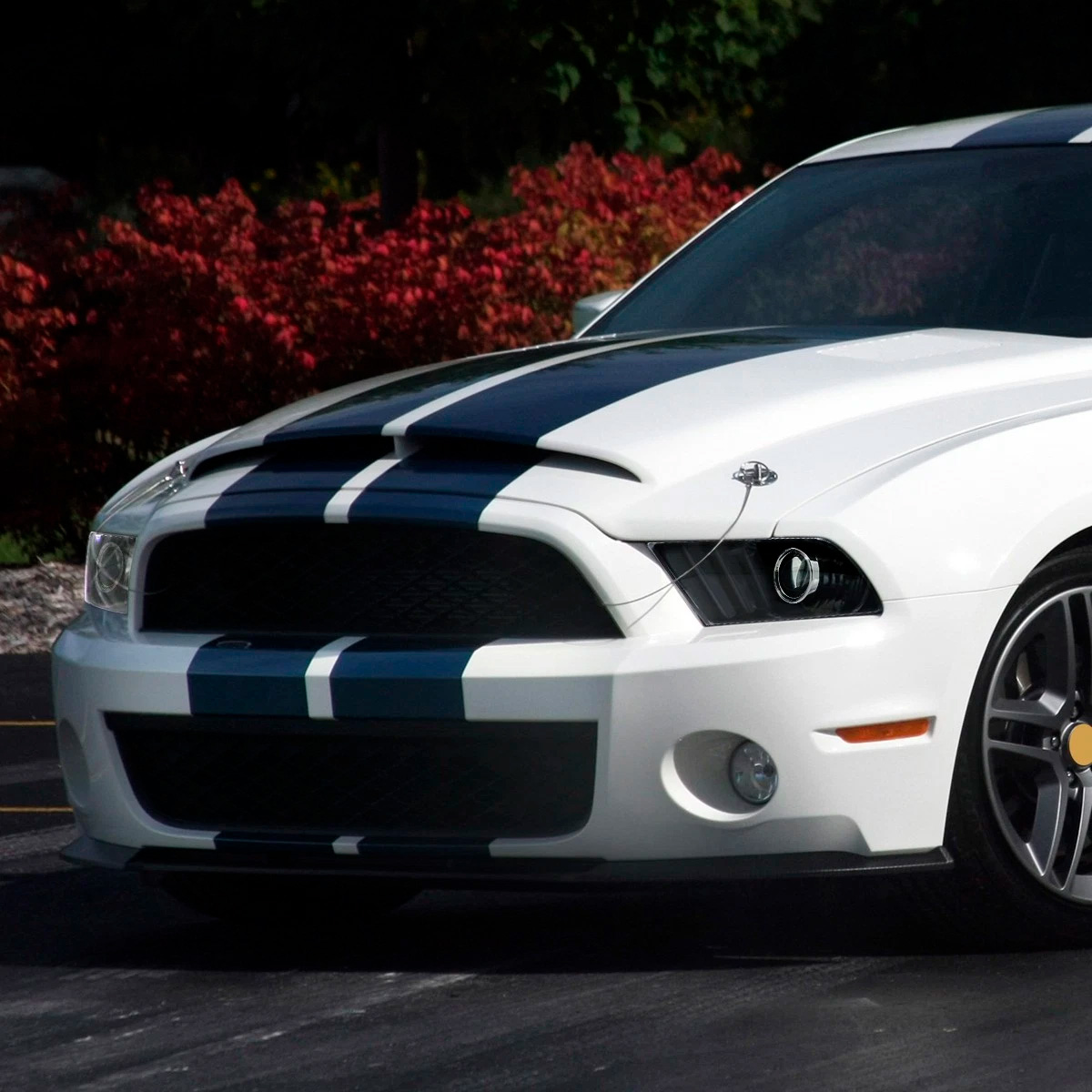 Par Faros Principales Ford Mustang 2010-2014 Secuencial DRL - Imagen 2