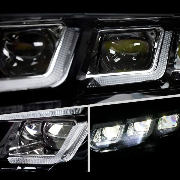 Par Faros Principales Ford Mustang 2015-2017 Secuencial Led - Imagen 3