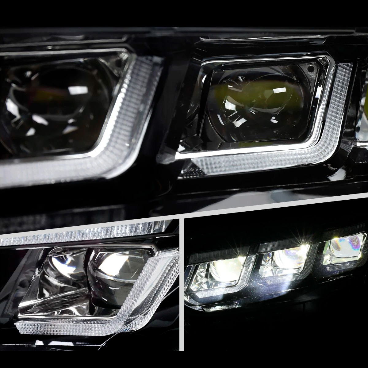 Par Faros Principales Ford Mustang 2015-2017 Secuencial Led - Imagen 3