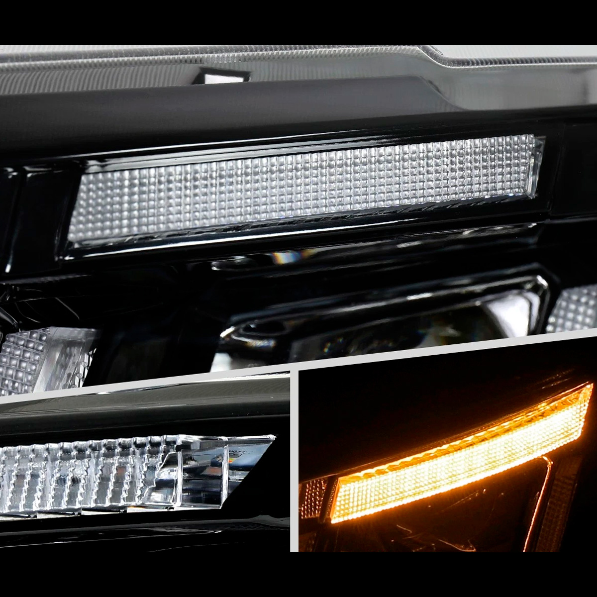 Par Faros Principales Ford Mustang 2015-2017 Secuencial Led - Imagen 2