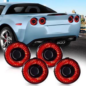 Kit Faros Traseros Chevrolet Corvette C6 2005-2013 Led Negro