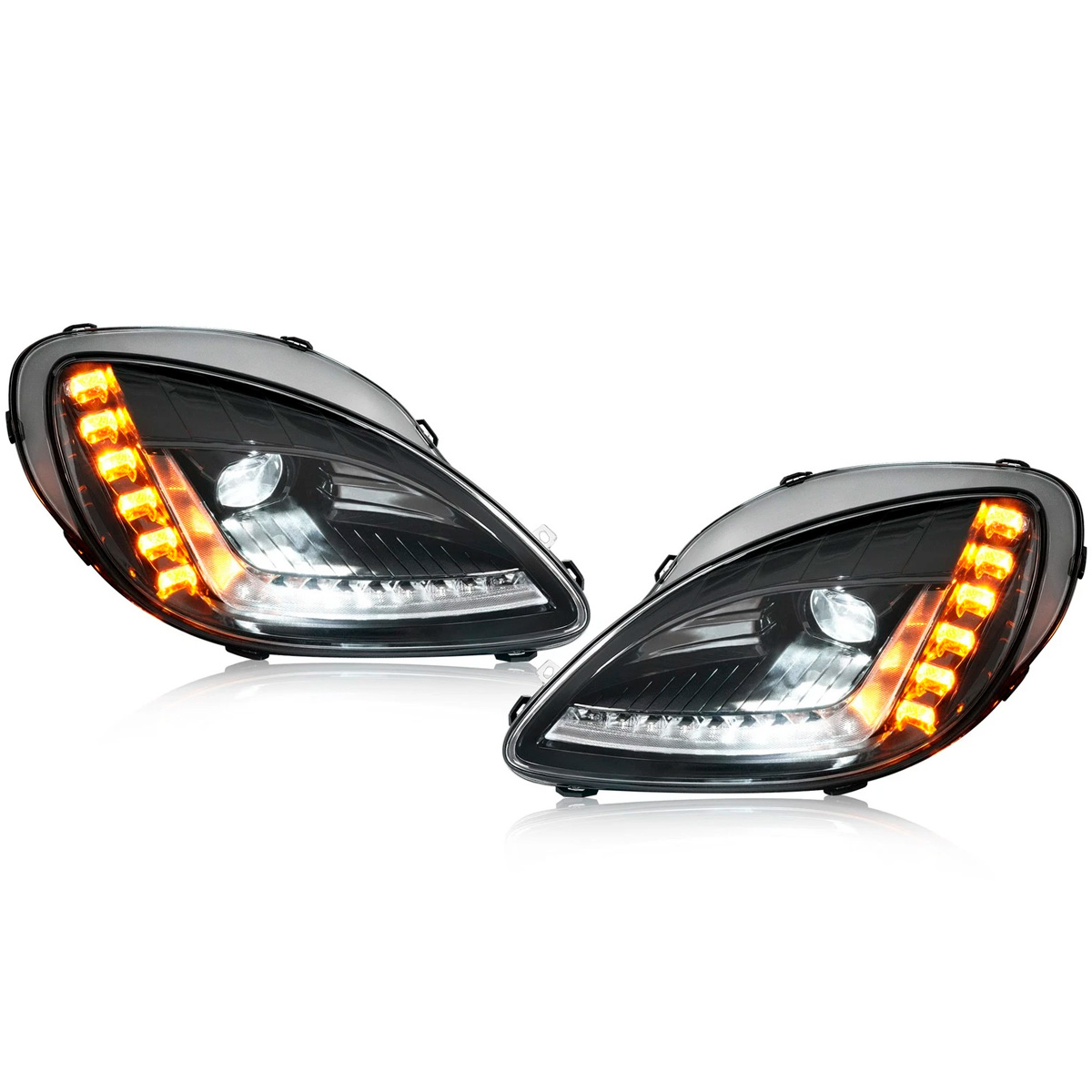 Par Faros Principales Chevrolet Corvette C6 2005-2013 Led - Imagen 7