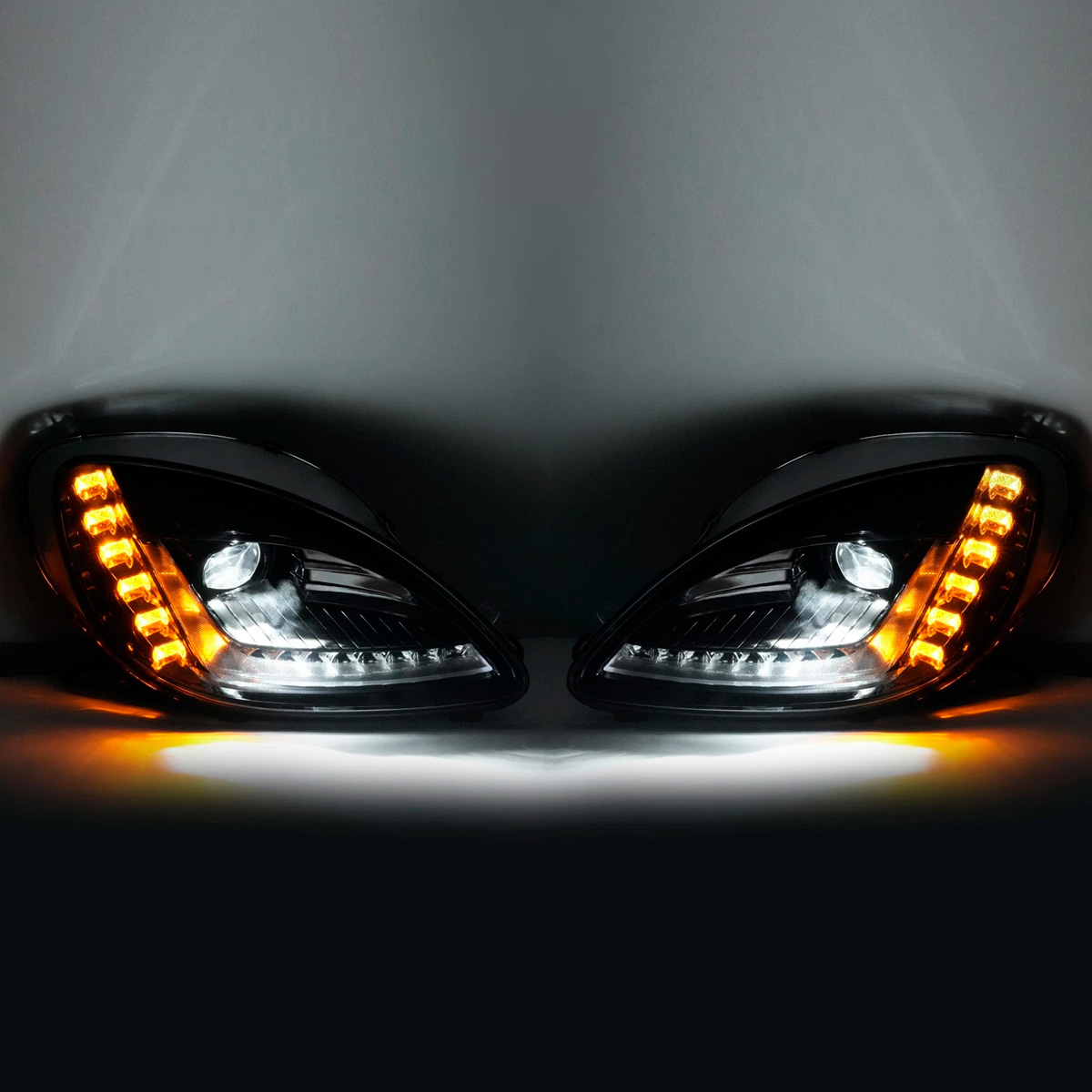 Par Faros Principales Chevrolet Corvette C6 2005-2013 Led - Imagen 6