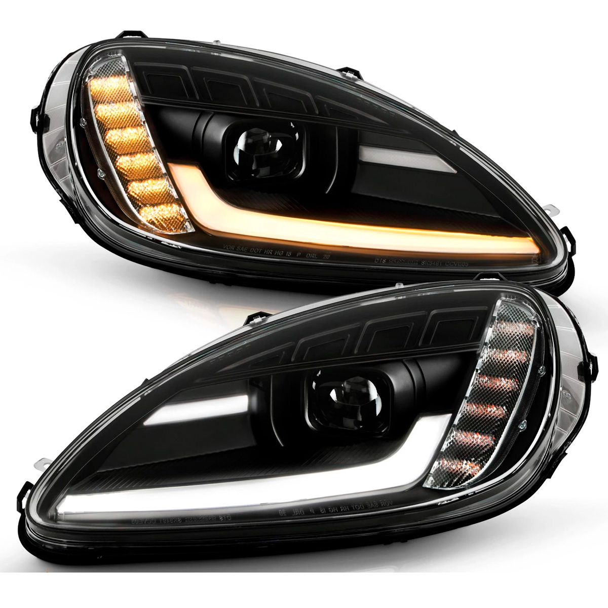 Par Faros Principales Chevy Corvette C6 2005-2013 Proyector - Imagen 4