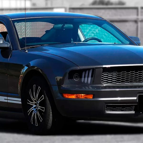 Par Faros Principales Ford Mustang 2005-2009 Led Proyector - Imagen 6