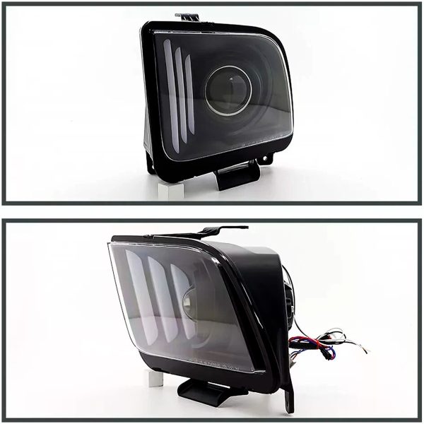 Par Faros Principales Ford Mustang 2005-2009 Led Proyector - Imagen 4