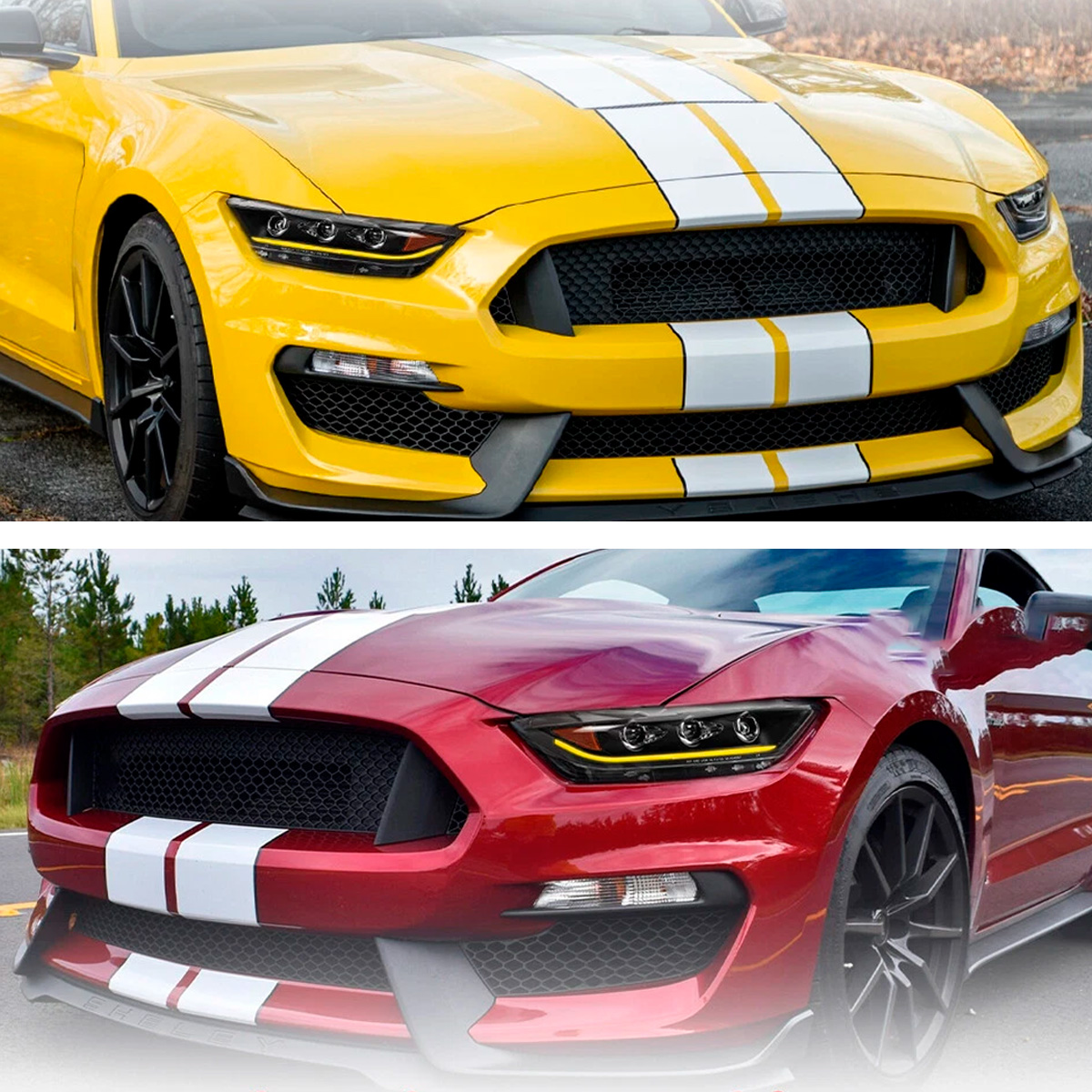Par Faros Principales Mustang 2015-2017 Proyector Secuencial - Imagen 3