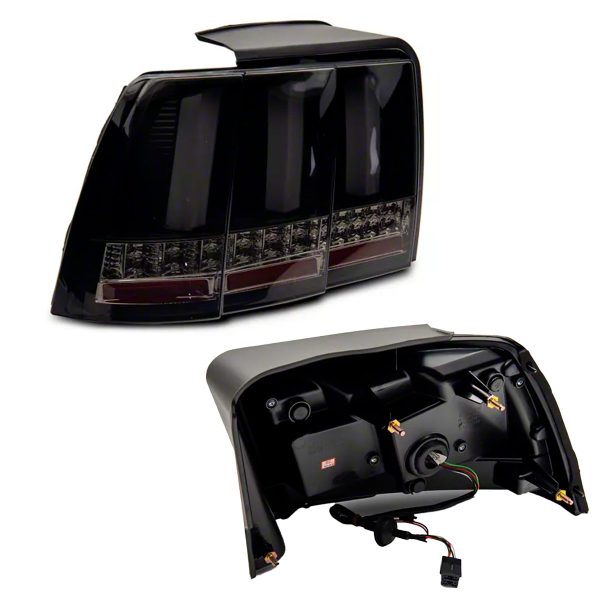 Par Faro Trasero Calavera Mustang 1999-2004 Secuencial Smoke - Imagen 2