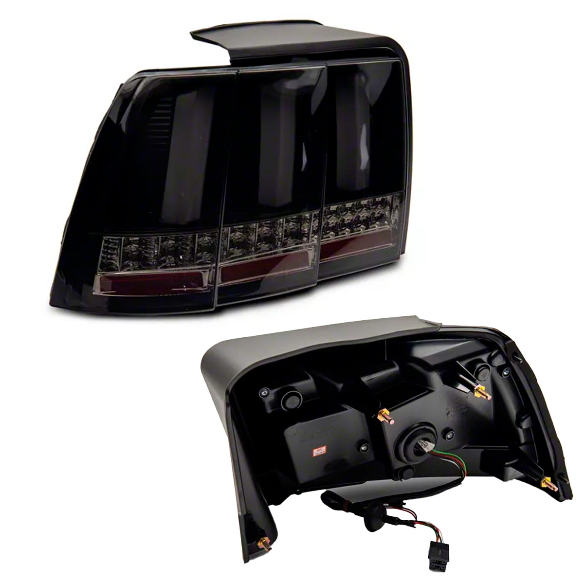 Par Faro Trasero Calavera Mustang 1999-2004 Secuencial Smoke - Imagen 2