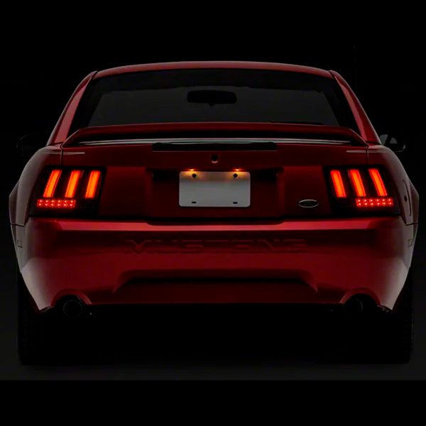 Par Faro Trasero Calavera Mustang 1999-2004 Secuencial Smoke - Imagen 4