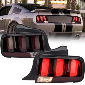 Par Faros Traseros Calaveras Mustang 2005-2009 Secuencial