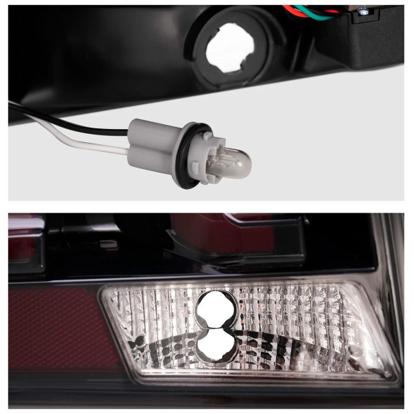 Par Faros Traseros Calaveras Mustang 2005-2009 Secuencial - Imagen 8