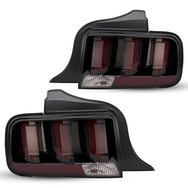 Par Faros Traseros Calaveras Mustang 2005-2009 Secuencial - Imagen 3
