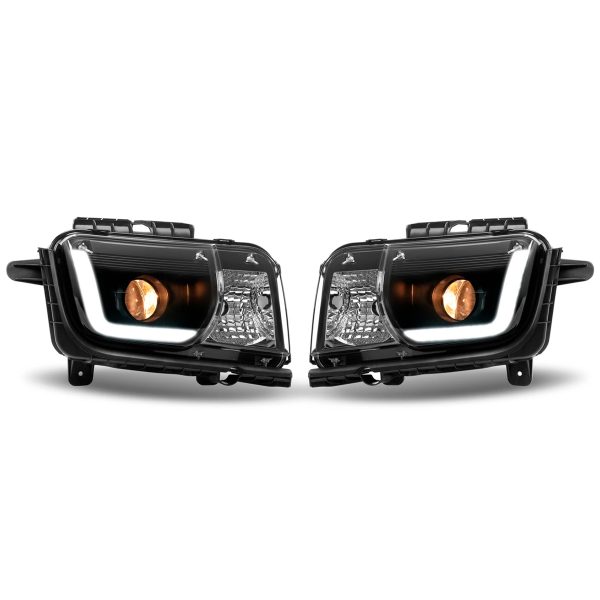 Par Faros Principales Chevrolet Camaro 2010-2013 Led DRL - Imagen 2