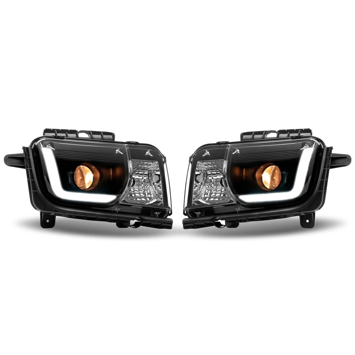 Par Faros Principales Chevrolet Camaro 2010-2013 Led DRL - Imagen 2