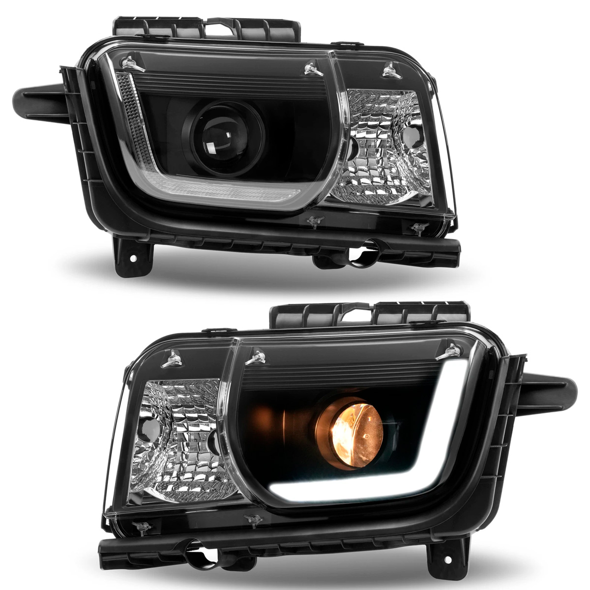 Par Faros Principales Chevrolet Camaro 2010-2013 Led DRL - Imagen 5