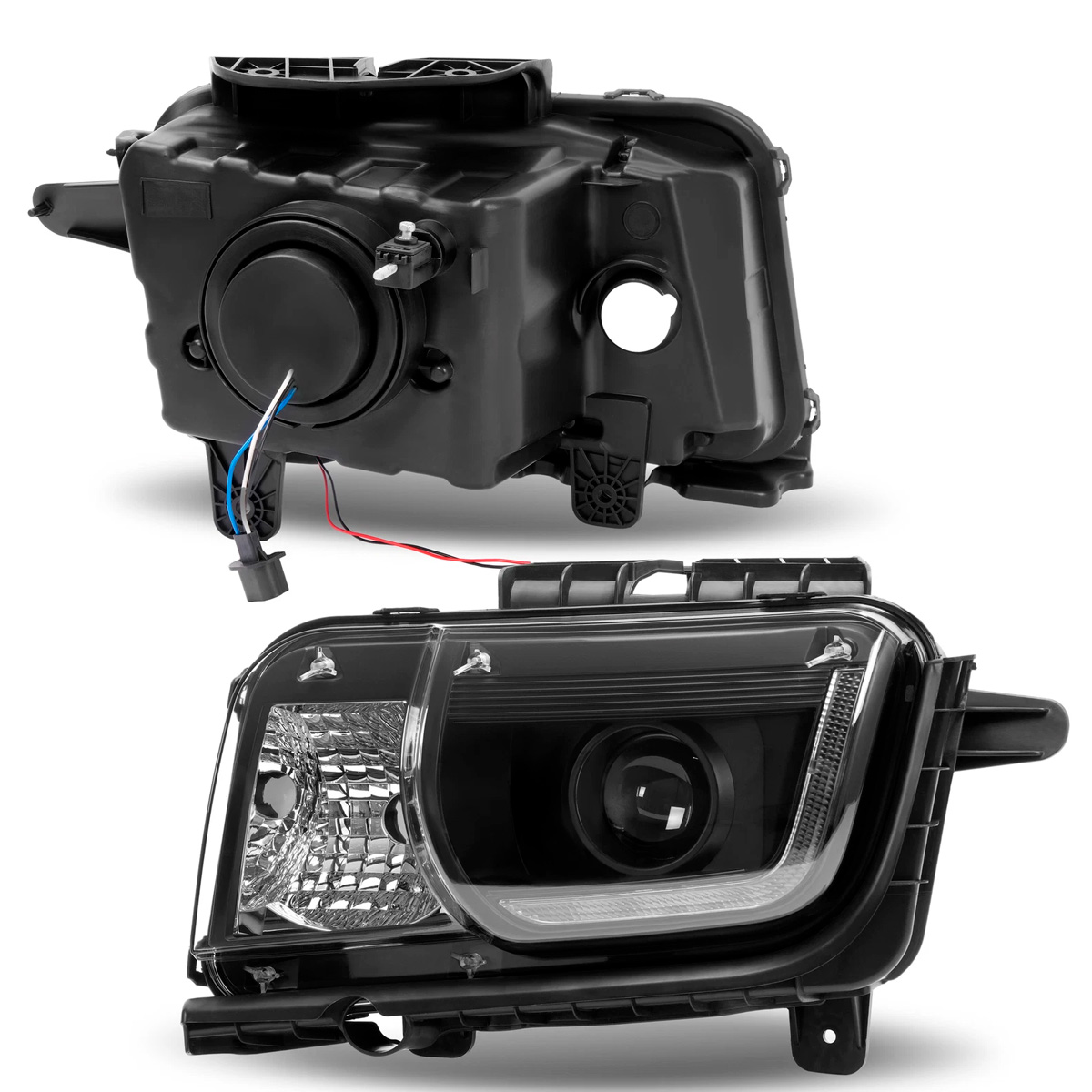 Par Faros Principales Chevrolet Camaro 2010-2013 Led DRL - Imagen 4