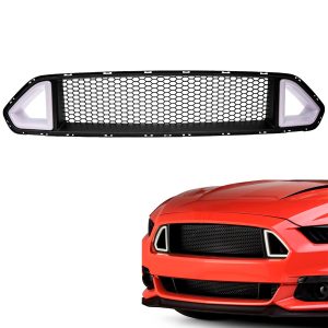 Parrilla Frente Superior Estilo Rtr Led Ford Mustang 18-23