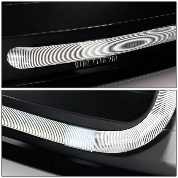 Par Faros Principales Ford Mustang 1999-2004 Led Luz Ambar - Imagen 6