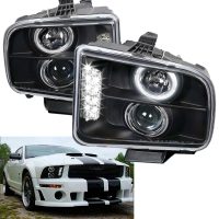 Par Faros Principales Halo Mustang 2005-2009 Led Proyector
