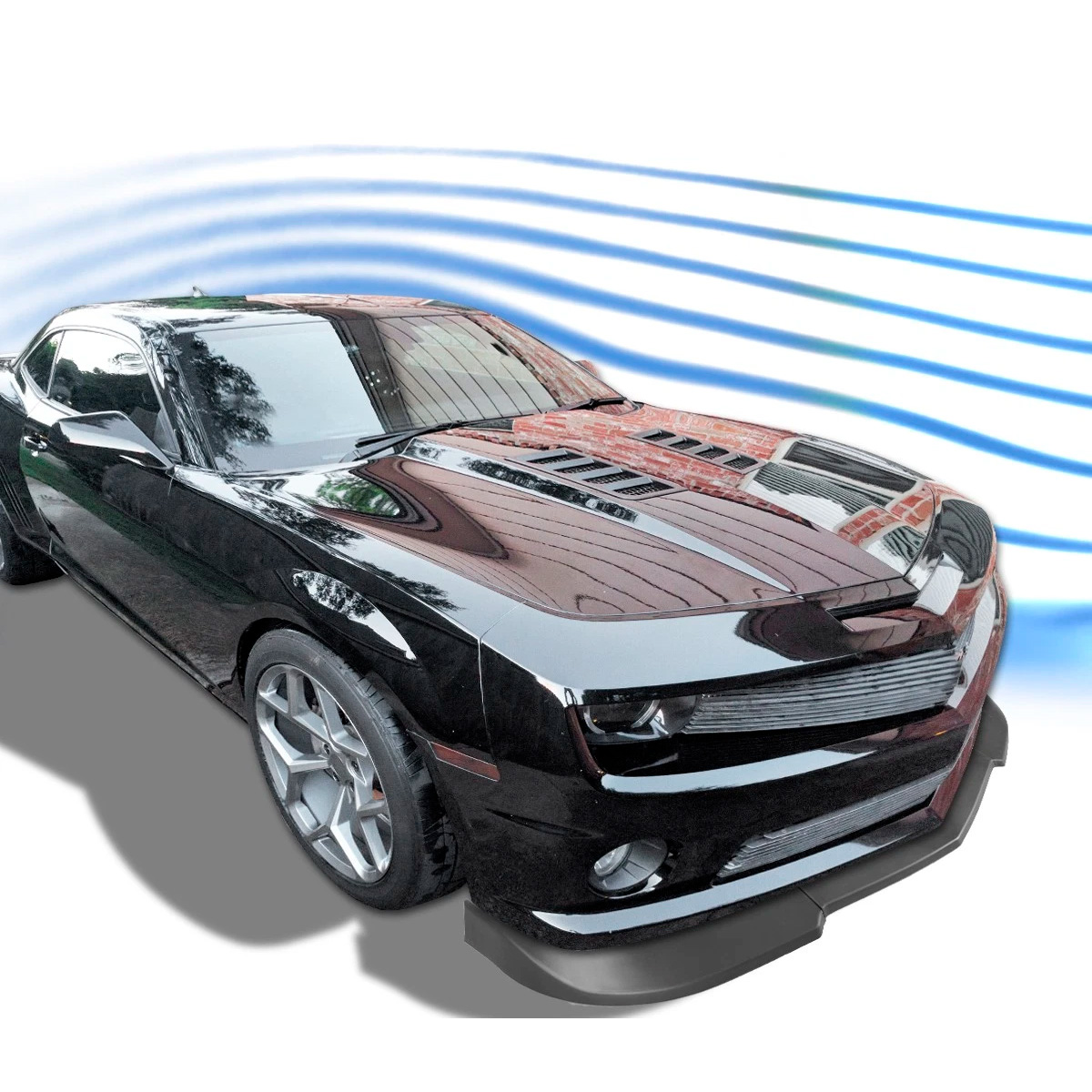 Kit Lip Spoiler Abs Delantero Chevrolet Camaro 2010-2013 - Imagen 4