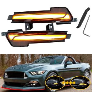 Luces Retrovisor Lateral Ford Mustang 2015-2023 Secuencial