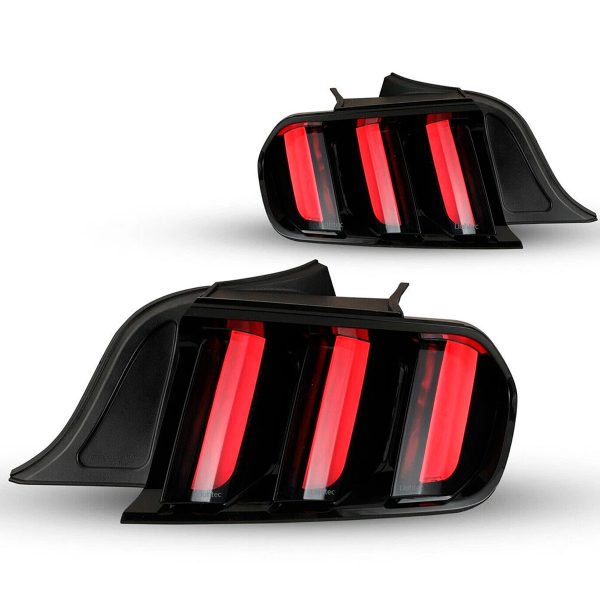 Par Faros Traseros Calaveras Mustang 2015-2023 Secuencial - Imagen 3