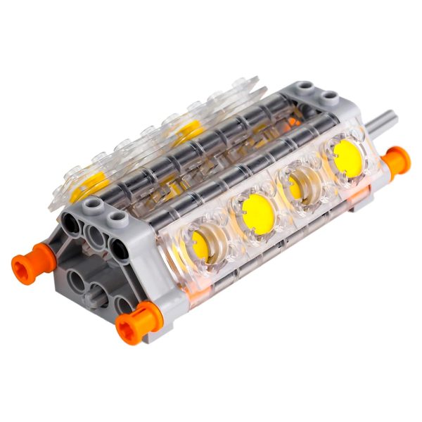 Kit Motor V8 Bloques De Juguete Piston Biela Cilindro