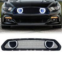 Parrilla Ford Mustang Estilo Mach1 2015-2017 Led